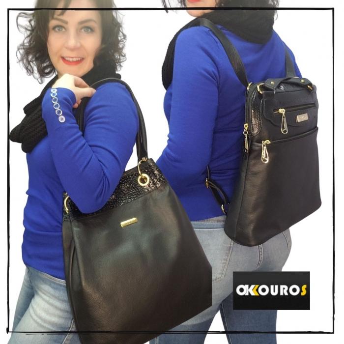 Bolsa ou Mochila de Couro?