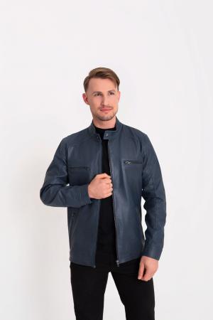 Jaqueta de Couro Masculina Vazada LORENZO  