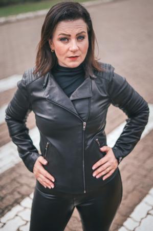 Jaqueta de Pelica 2020 MARCIA Preta 