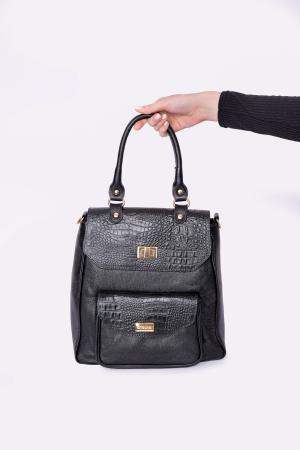 Bolsa/Mochila de Couro 4438 JULIA 