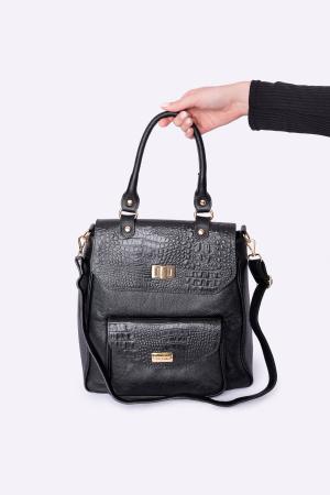 Bolsa/Mochila de Couro 4438 JULIA 