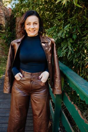 Calça de Couro ELIANE 